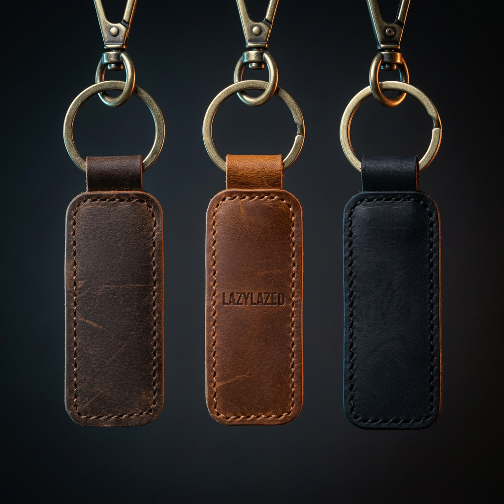 Stitched Leather Fobs